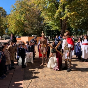 Vía Crucis en espacio abierto